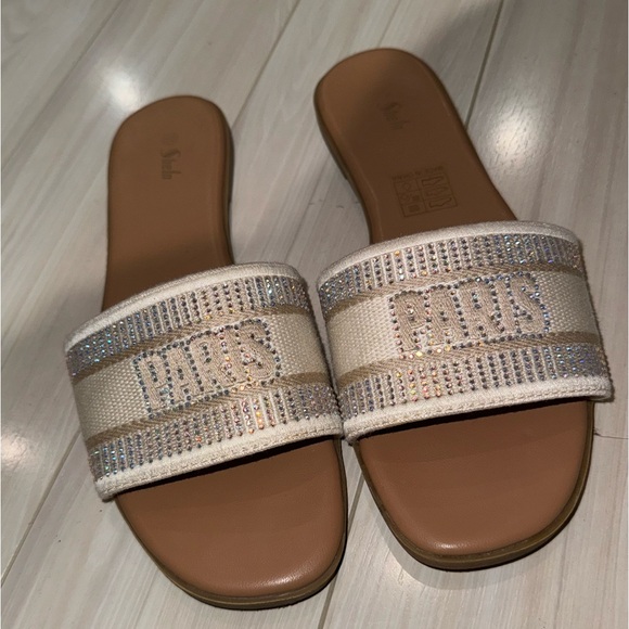 Women’s Slides/ Sandals - Paris rhinestones (10) - Picture 2 of 5